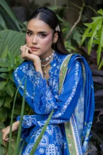 Embroidered Cotton Chikankari 3 Piece WUS26E34079