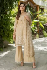 Embroidered Cotton Chikankari 3 Piece WUS26E34081