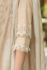 Embroidered Cotton Chikankari 3 Piece WUS26E34081