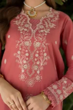 Embroidered Cotton Chikankari 3 Piece WUS26E34082