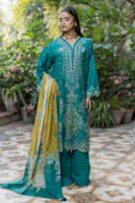 Embroidered Cotton Chikankari 3 Piece WUS26E34083