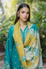 Embroidered Cotton Chikankari 3 Piece WUS26E34083