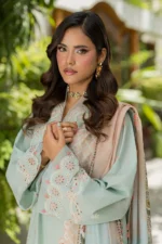 Embroidered Cotton Chikankari 3 Piece WUS26E34086