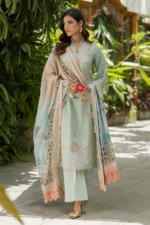 Embroidered Cotton Chikankari 3 Piece WUS26E34086