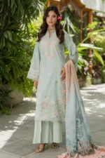 Embroidered Cotton Chikankari 3 Piece WUS26E34086