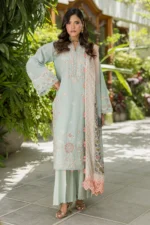 Embroidered Cotton Chikankari 3 Piece WUS26E34086