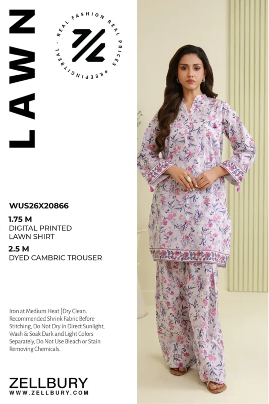 Printed Lawn 2 Piece WUS26X20866