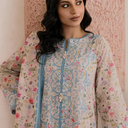 Printed Lawn 3 Piece with Printed Trouser WUS26X30891