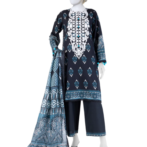 Embroidered Lawn 3 Piece JLU-25-3357