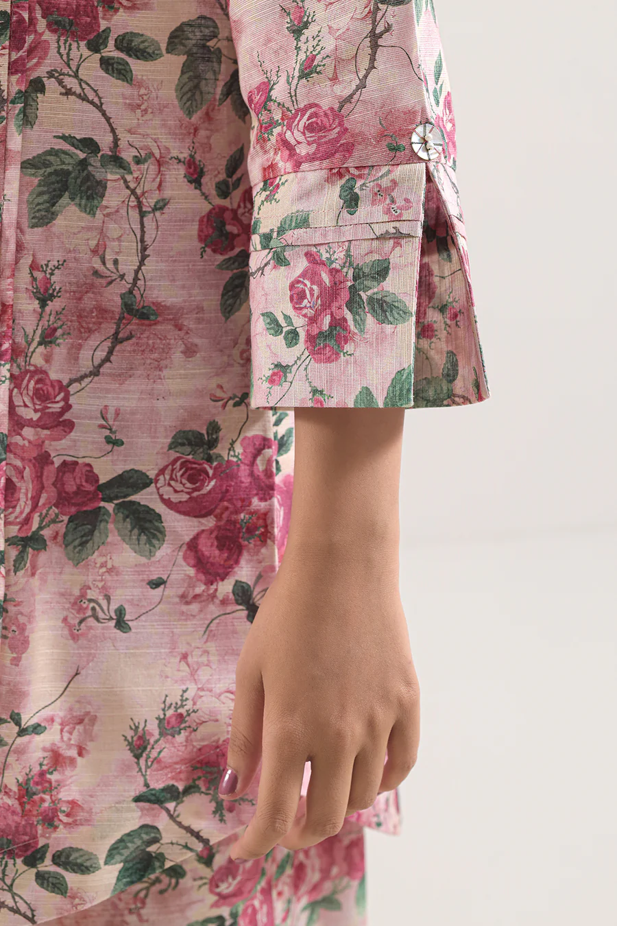 Printed Lawn 2 Piece in Pink Color - Image 3