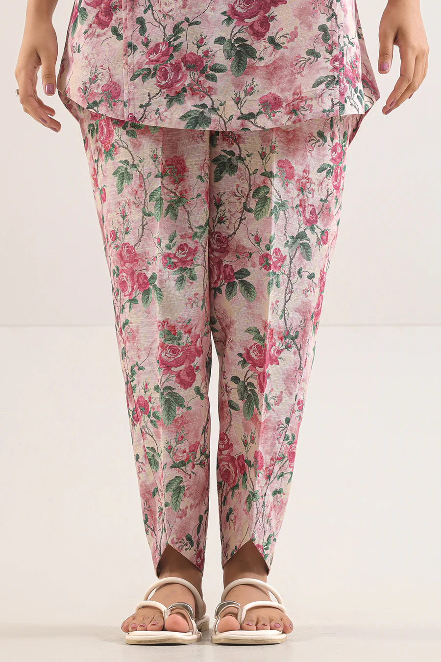 Printed Lawn 2 Piece in Pink Color - Image 2