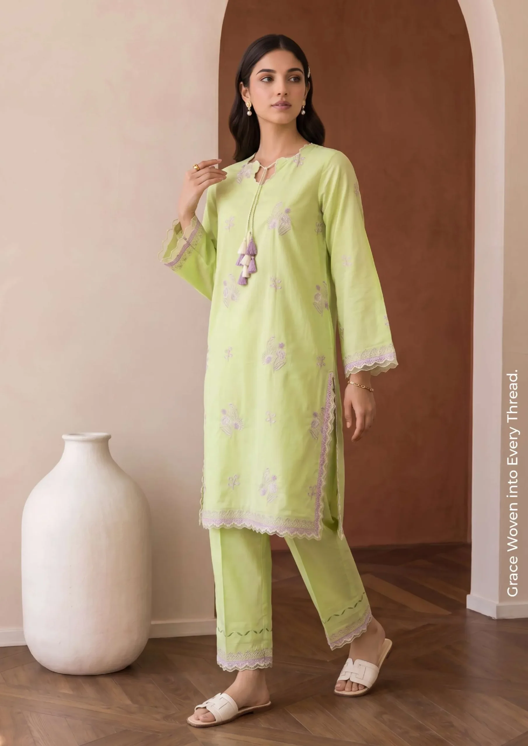 Embroidered Lawn 2 Piece WUS26E21218