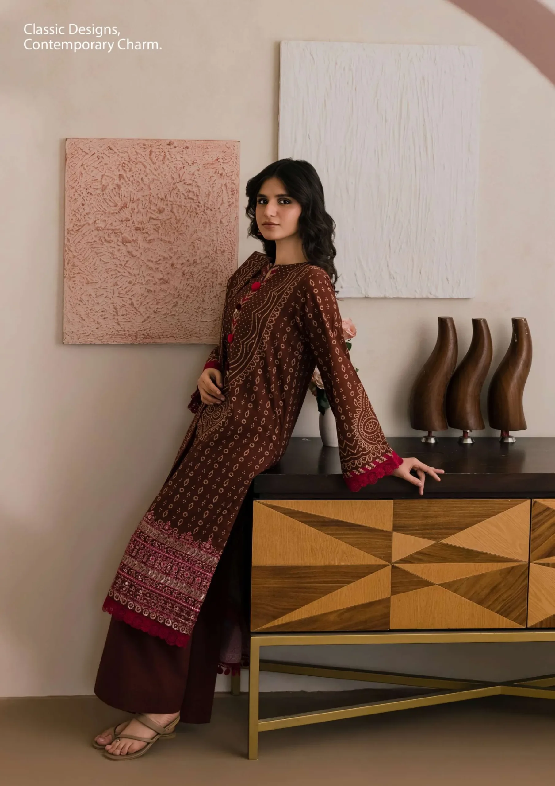 Embroidered Lawn 3 Piece WUS26E30707