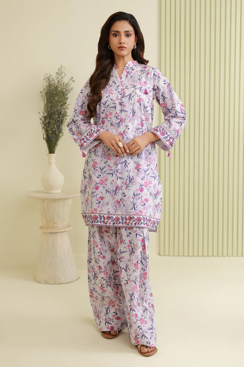 Printed Lawn 2 Pc in Lilac Color WUS26X20866