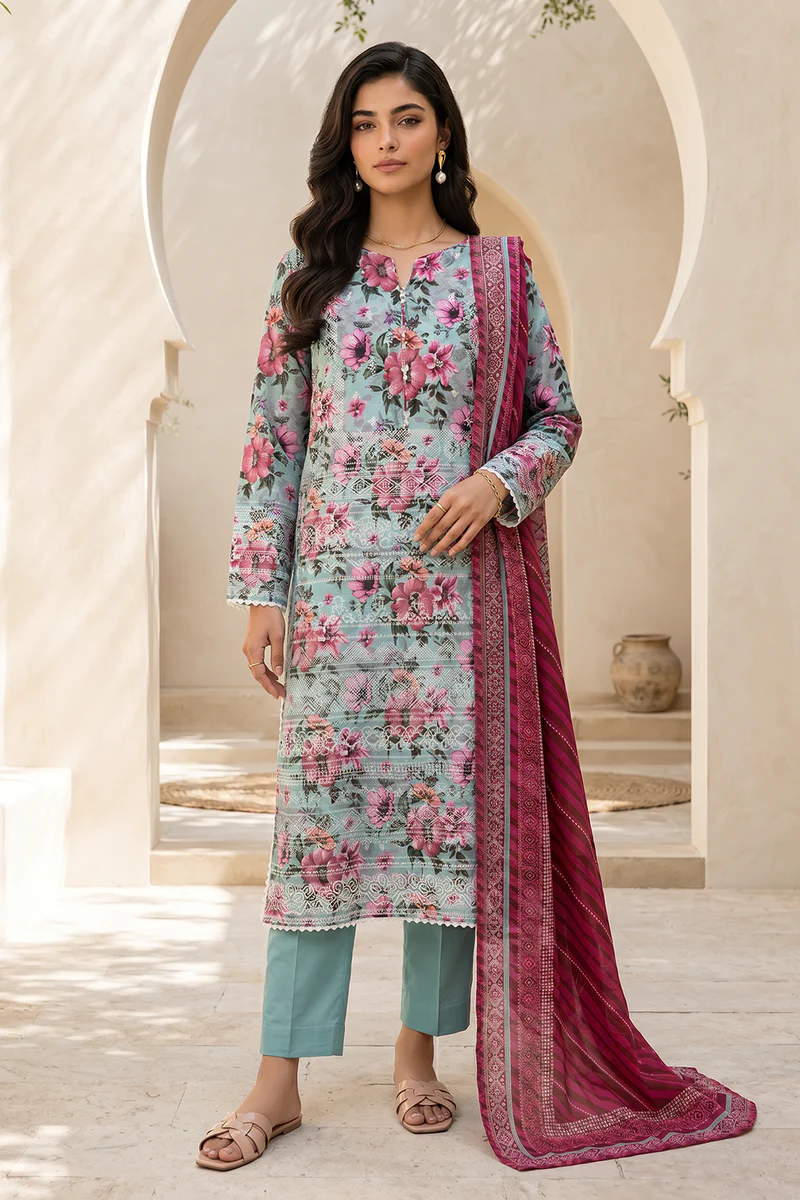 Printed Lawn 3 Piece WUS26X38055
