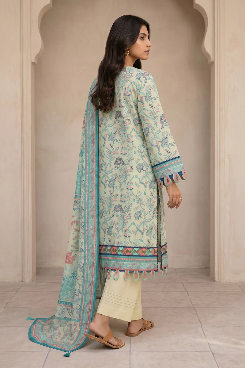 Printed Lawn 3 Piece WUS26X38115 - Image 3